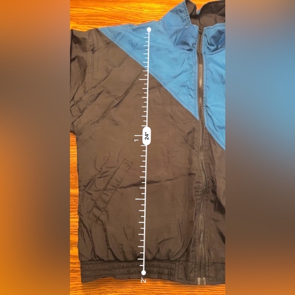 Vintage 90’s MacGregor Windbreaker Warm Up Track Jacket Medium Nylon Zip Supreme - Picture 6 of 8
